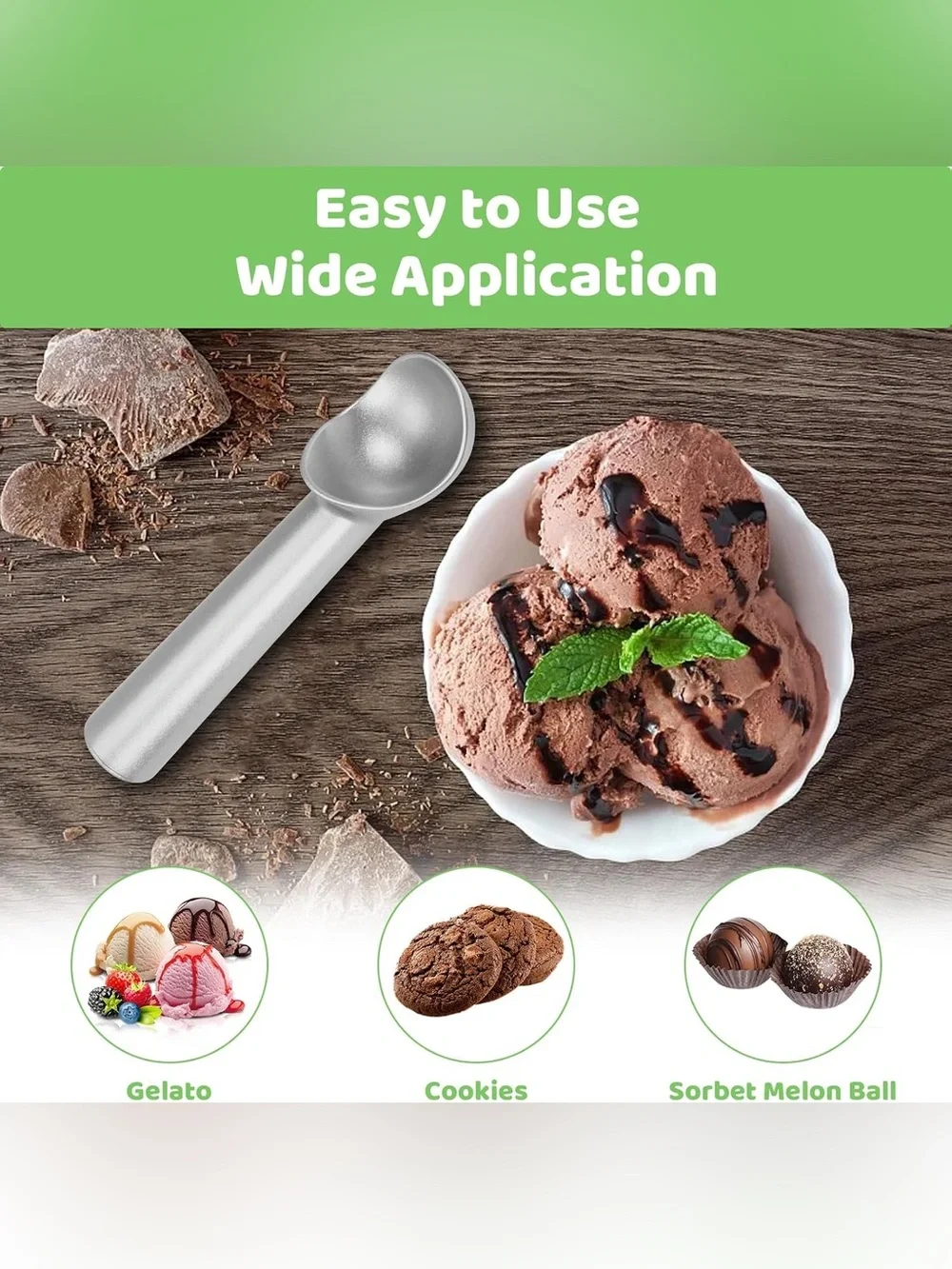 Ice Cream Scoop - Silver
